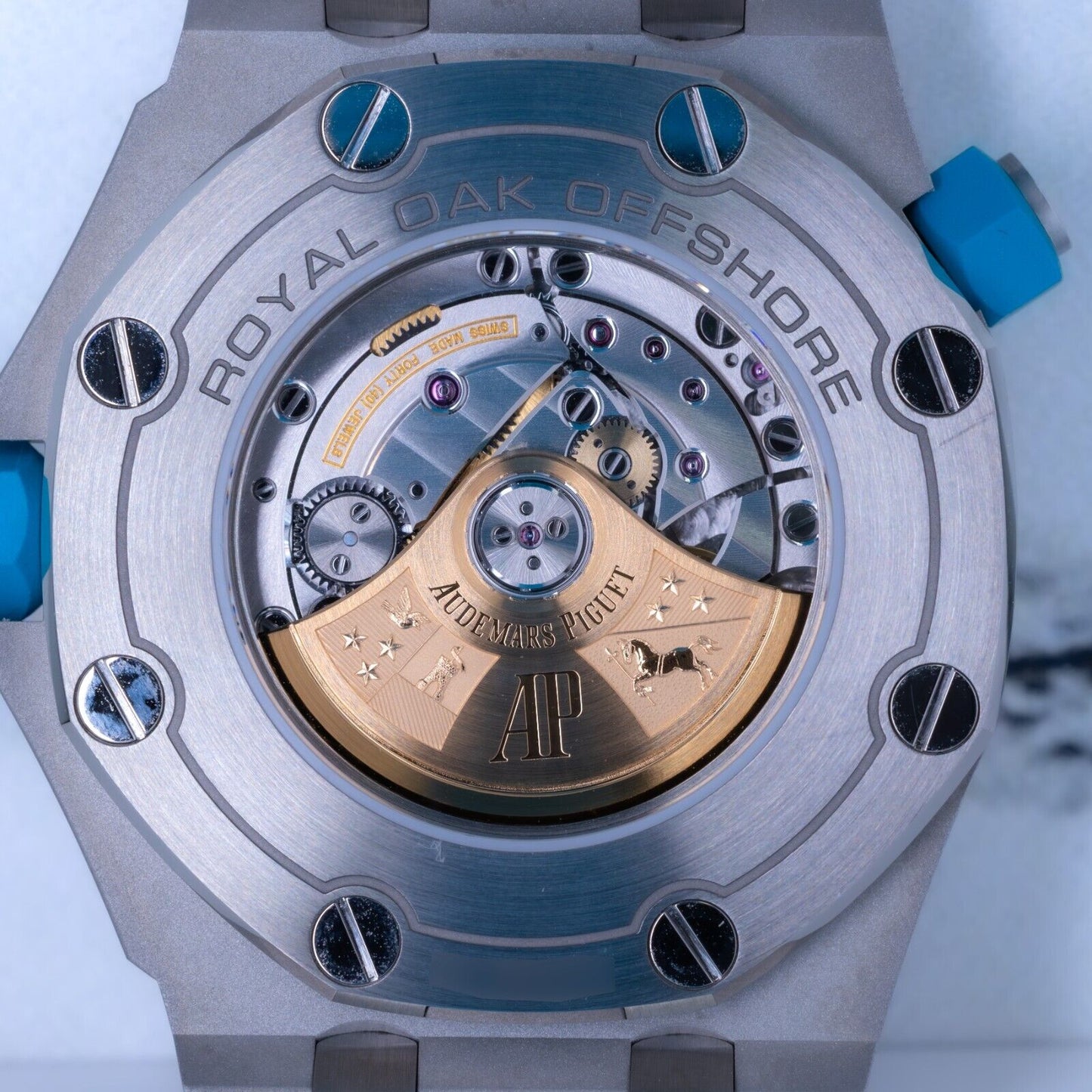 Audemars Piguet Royal Oak Blue Men's Watch - 15710ST.OO.A032CA.01 Funky Colors