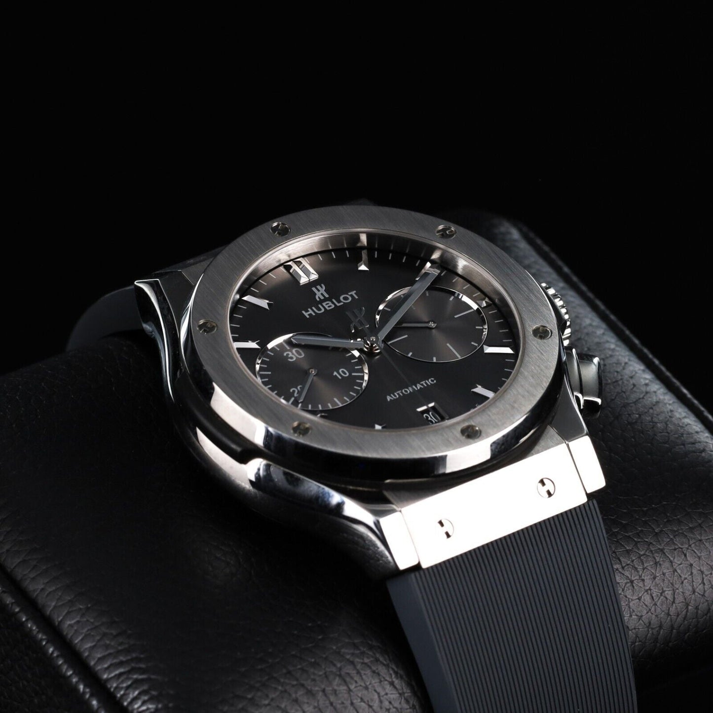 Hublot Classic Fusion 45 mm Men's Titanium Grey Dial-521.NX.7071.LR