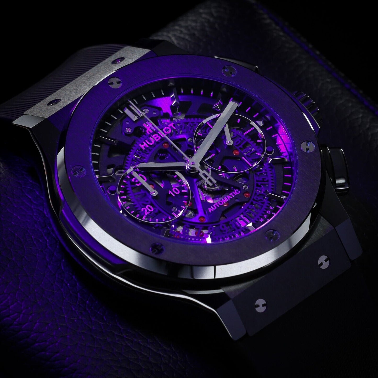 Hublot Classic Fusion Skeleton Dial  Men's Watch - 525.CM.0170.RX