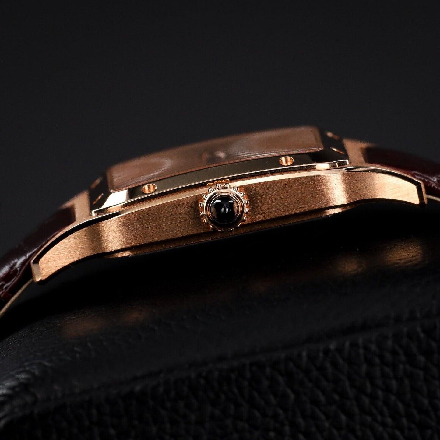 Cartier Santos 41mm Skeleton Micro Rotor Rose Gold -WHA0030