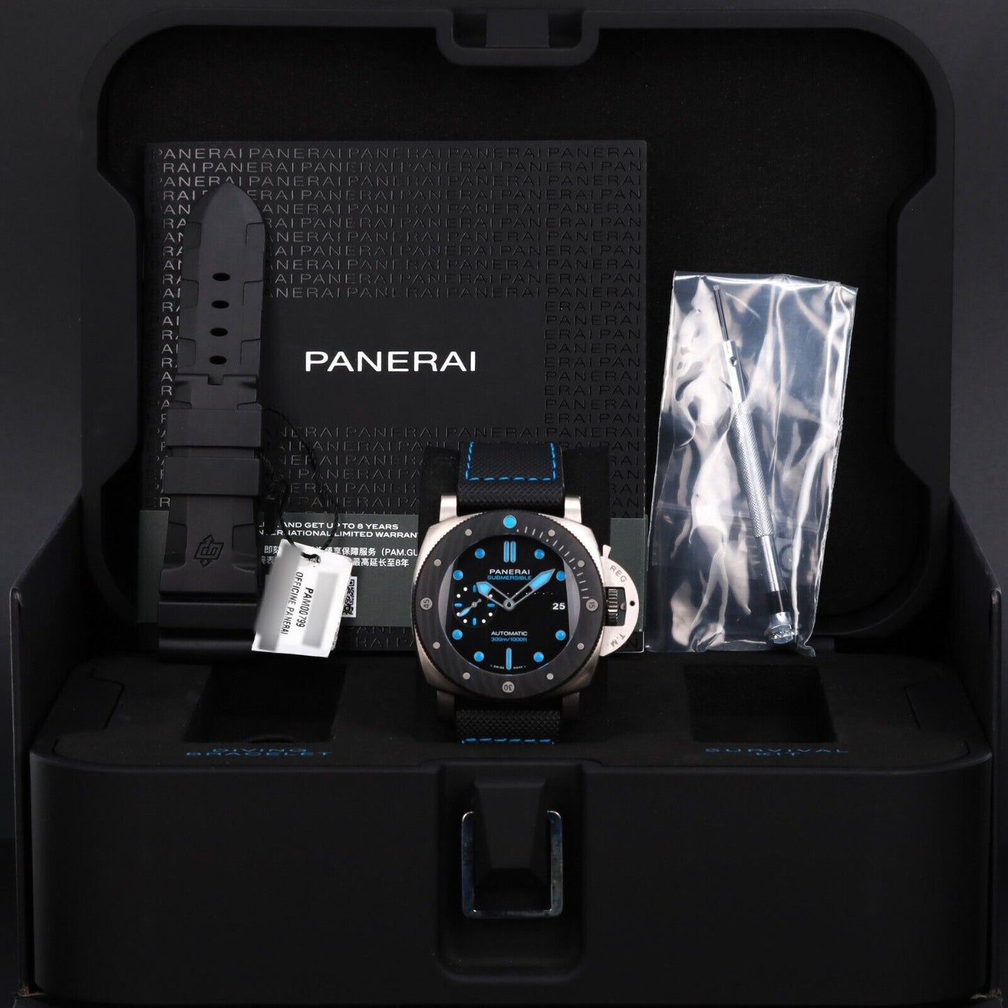 Panerai Submersible BMG-Tech Black Unisex Adult Watch - PAM799