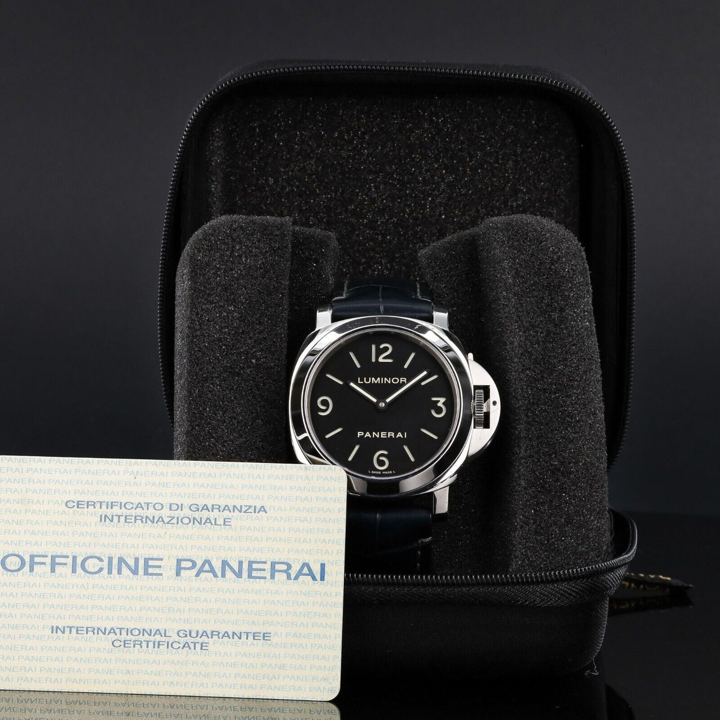 Panerai Luminor Silver Unisex Adult Watch - PAM00112